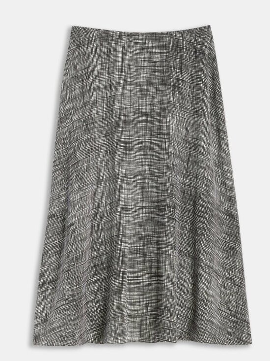 Theory Dresses & Skirts - Theory Crosshatch Silk Volume Skirt, Size 4